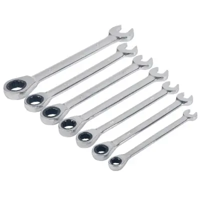 Master Mechanic 7-Pc. Ratcheting Wrench Set Metric 1