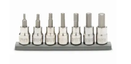 Master Mechanic Metric Hex Bit Set 1
