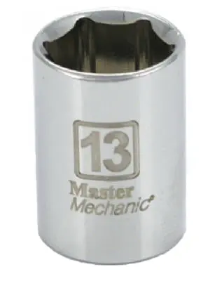 Master Mechanic Metric Shallow Socket 12-Point 1