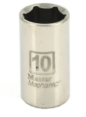 Master Mechanic Metric Shallow Socket, 6-Point 1/4 In. Drive 1