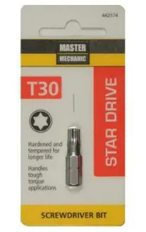 Master Mechanic Torx Insert Bit Tip 2