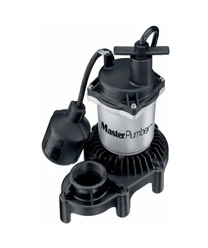 Master Plumber 1/3-Hp Sump Pump Zinc & Plastic 1