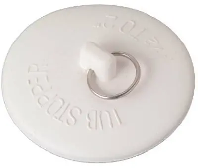Master Plumber Rubber Tub Stopper With Metal Ring 1