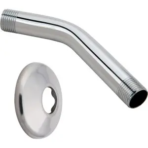 Master Plumber Shower Arm/Flange  6″ Chrome 1