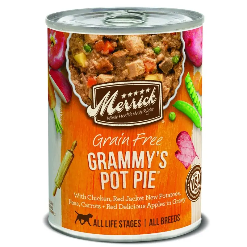 Merrick Grain Free Grammy's Pot Pie Canned Dog Food 1