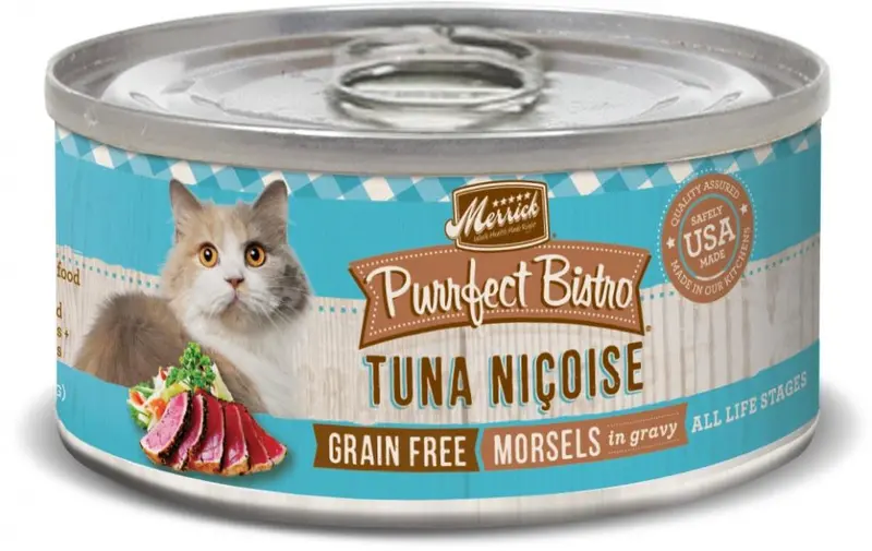 Merrick Purrfect Bistro Tuna Nicoise Grain Free Canned Cat Food 1