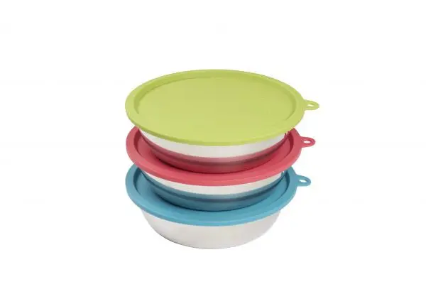 Messy Mutts 6Pc Bowls With Covers 1