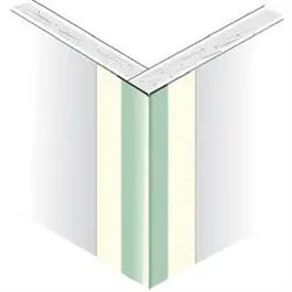 Metal Bullnose Outside Corner, Paper Faced, 3/4-In. X 8-Ft. 1