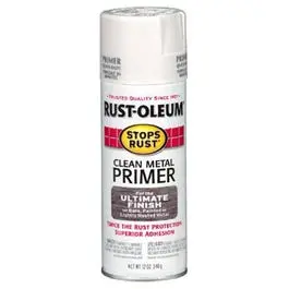Metal Spray Primer, White, 12-Oz. 1
