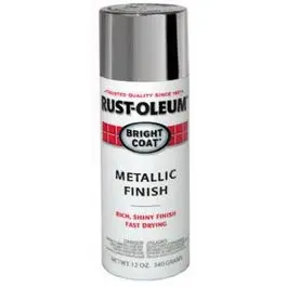 Metallic Enamel Spray Paint, Aluminum, 11-Oz. 1