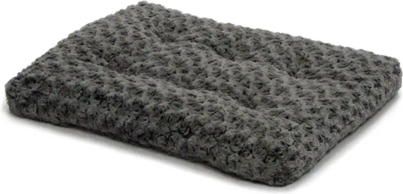 Midwest Quiet Time Ombre Swirl Gray Pet Bed 1