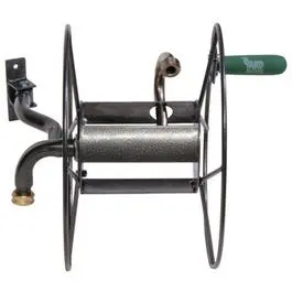 Mighty Garden Hose Reel, Steel, Holds 75-Ft. Of  5/8-In. Hose 1