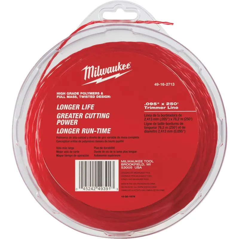 Milwaukee 0.095 In. X 250 Ft. Trimmer Line 1