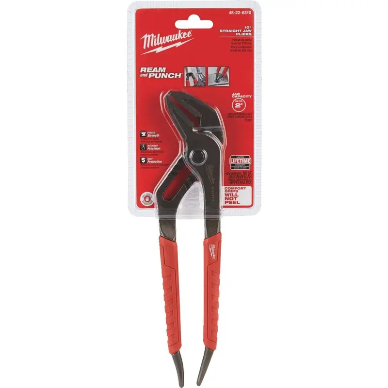 Milwaukee 10 In. Straight Jaw Groove Joint Pliers 1
