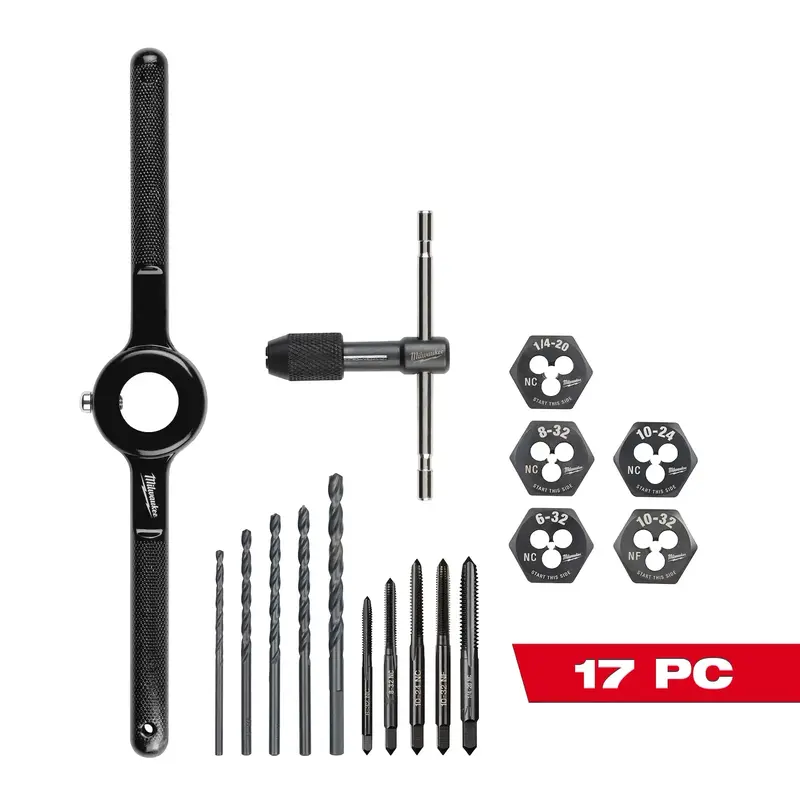 Milwaukee 17-Piece Sae Tap And Die Set 1