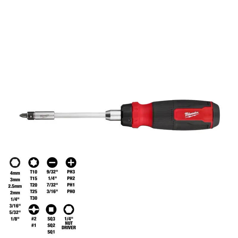 Milwaukee 27-In-1 Ratcheting Multi-Bit Screwdriver 1