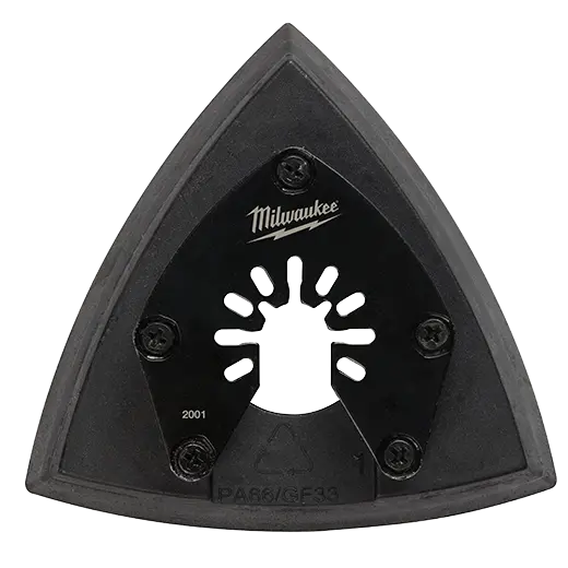 Milwaukee® 3-1/2" Open-Lok Triangle Sanding Pad & Sandpaper 1