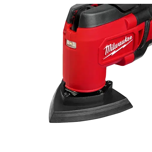 Milwaukee® 3-1/2" Open-Lok Triangle Sanding Pad & Sandpaper 2
