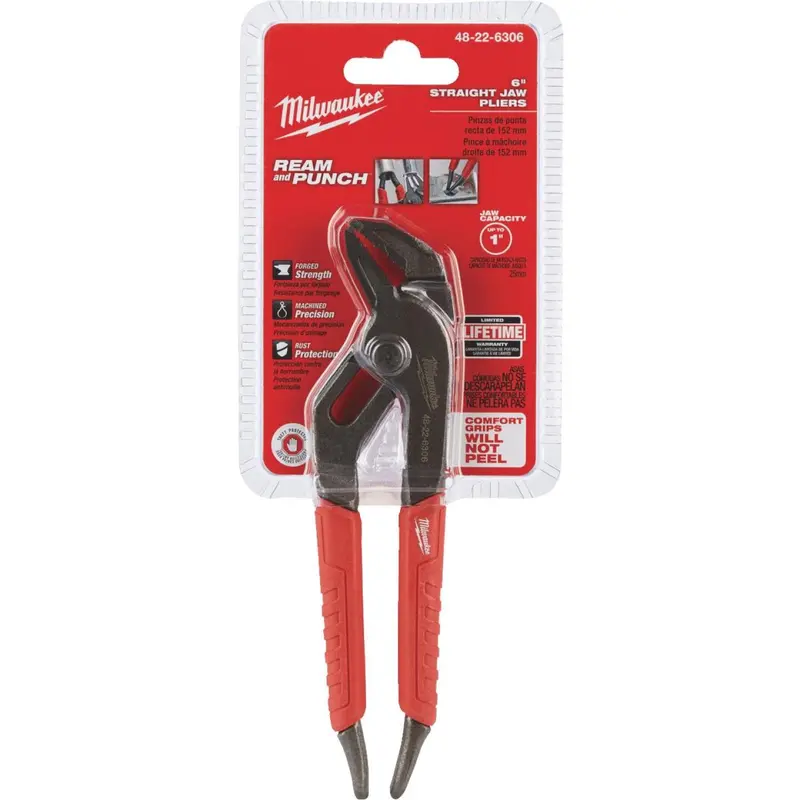 Milwaukee 6 In. Straight Jaw Groove Joint Pliers 1