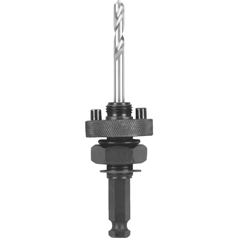 Milwaukee 7/16 In. Hex Quick Change Hole Saw Mandrel Fits Hole Saws 1-1/4 In. And Larger 1