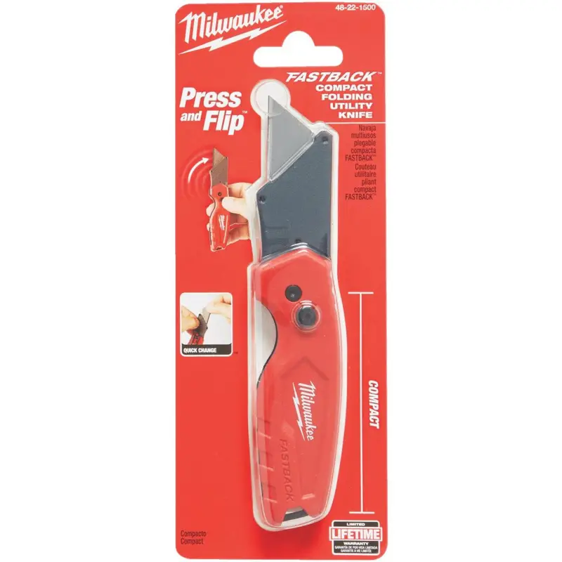Milwaukee Fastback Retractable Folding Compact Utility Knife 1