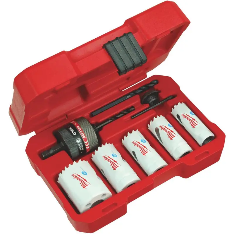 Milwaukee Ice Hardened Bi-Metal General Purpose Hole Saw Set (9-Piece) 1