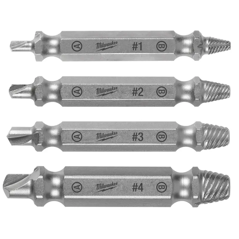 Milwaukee M2 Steel Screw Extractor Set 1