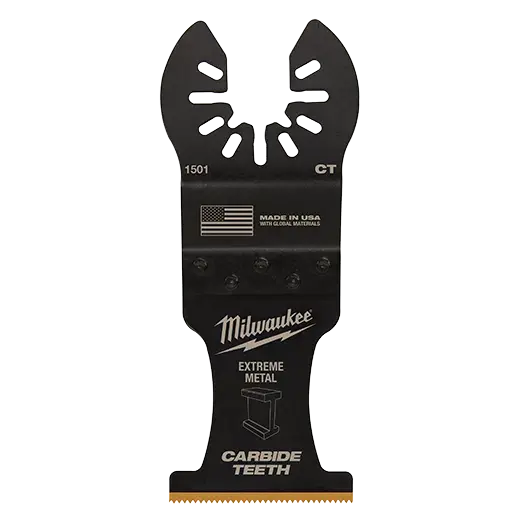 Milwaukee® Open-Lok™ 1-3/8" Titanium Enhanced Carbide Teeth Metal Blade 3Pk 1
