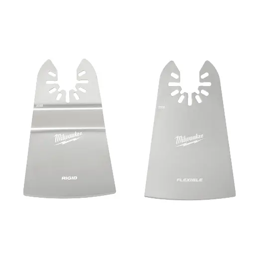 Milwaukee® Open-Lok™ 2" Rigid & 2" Flexible Scraper Variety Pack 2Pc 1