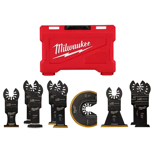 Milwaukee® Open-Lok™ 9Pc Multi-Tool Blade Kit 1
