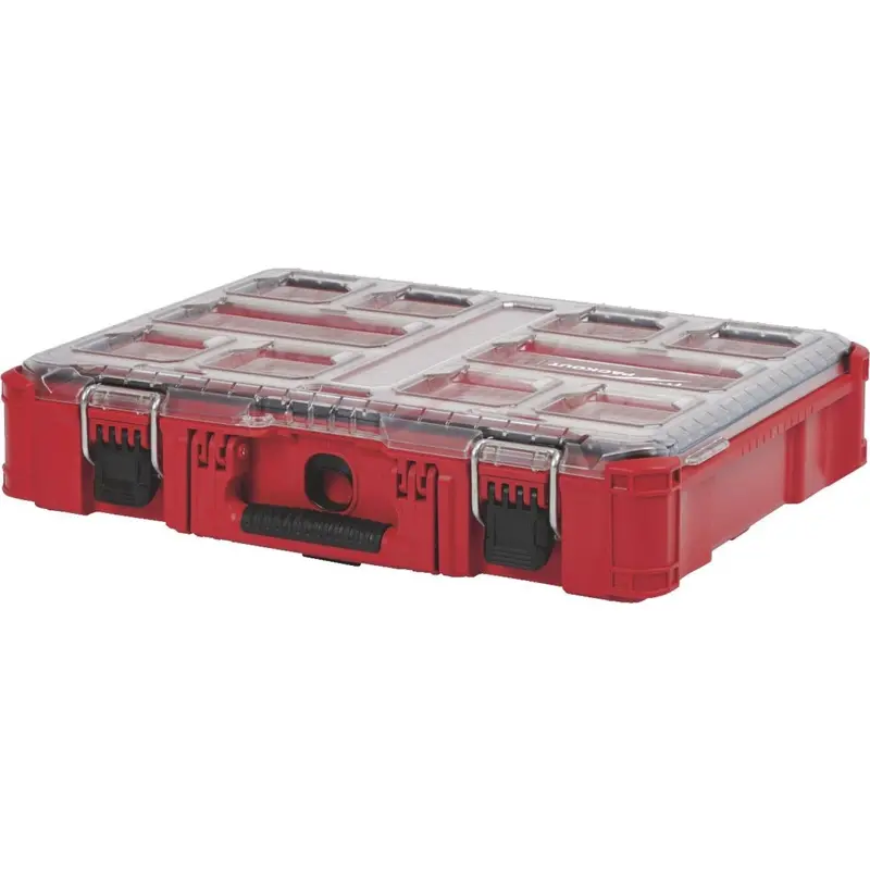 Milwaukee Packout 15 In. W X 4.50 In. H X 19.75 In. L Small Parts Organizer With 10 Bins 1