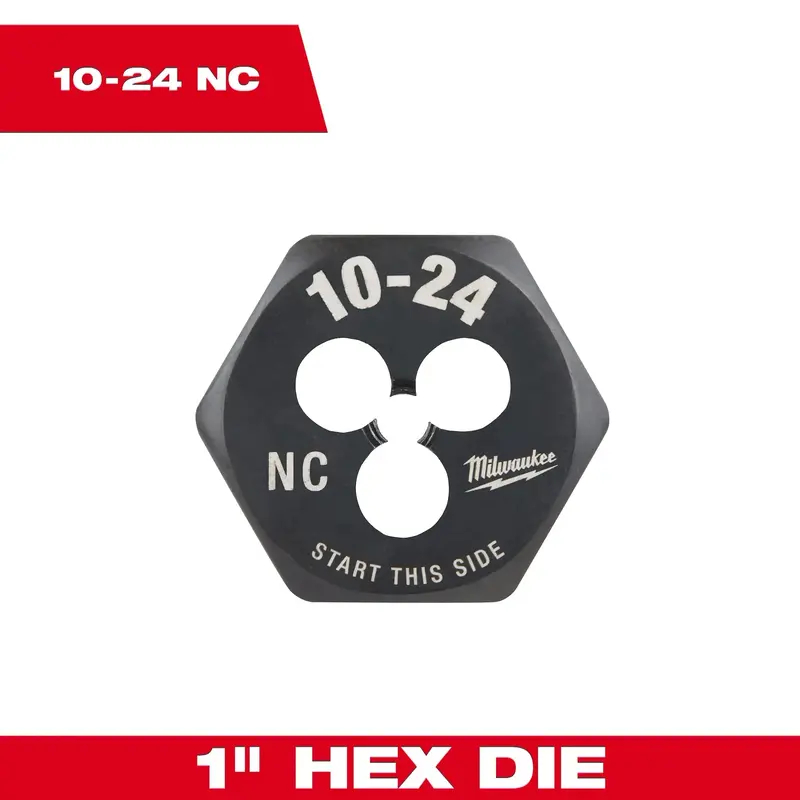Milwaukee Sae 1" Hex Threading Dies 1