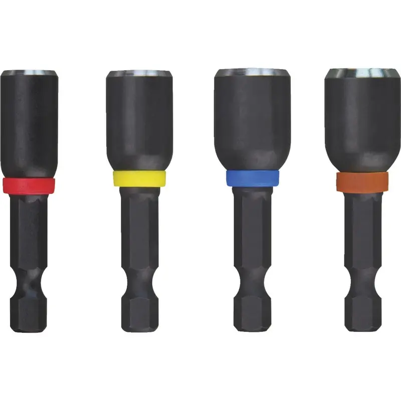 Milwaukee Shockwave 4-Piece Impact Magnetic Nutdriver Bit Set 1
