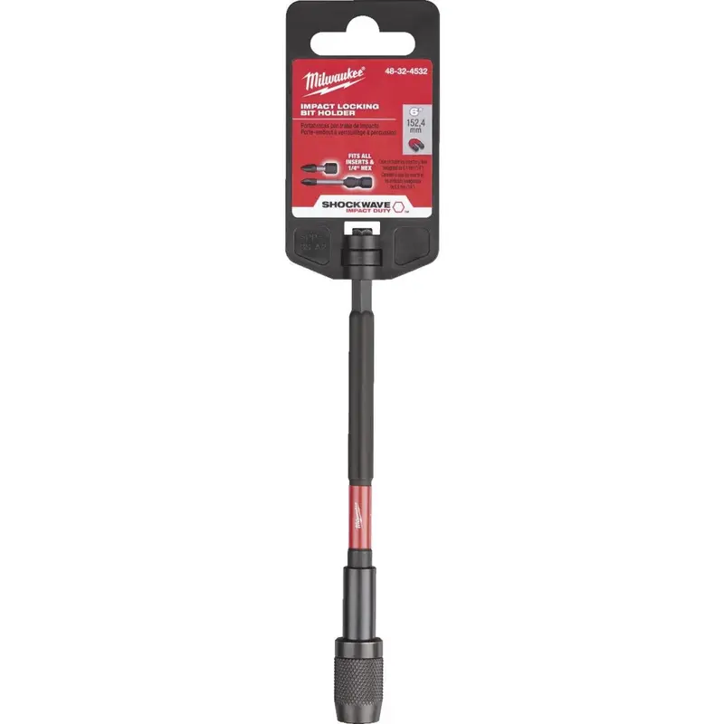 Milwaukee Shockwave 6 In. Magnetic Impact Locking Bit Holder 1
