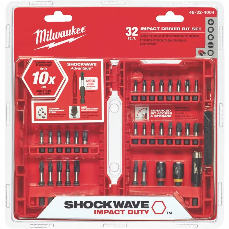 Milwaukee Shockwave Impact Screwdriver Bit Set (32-Piece) 1