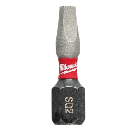 Milwaukee Shockwave™ Impact Square Bits 2" #2 Alloy 1