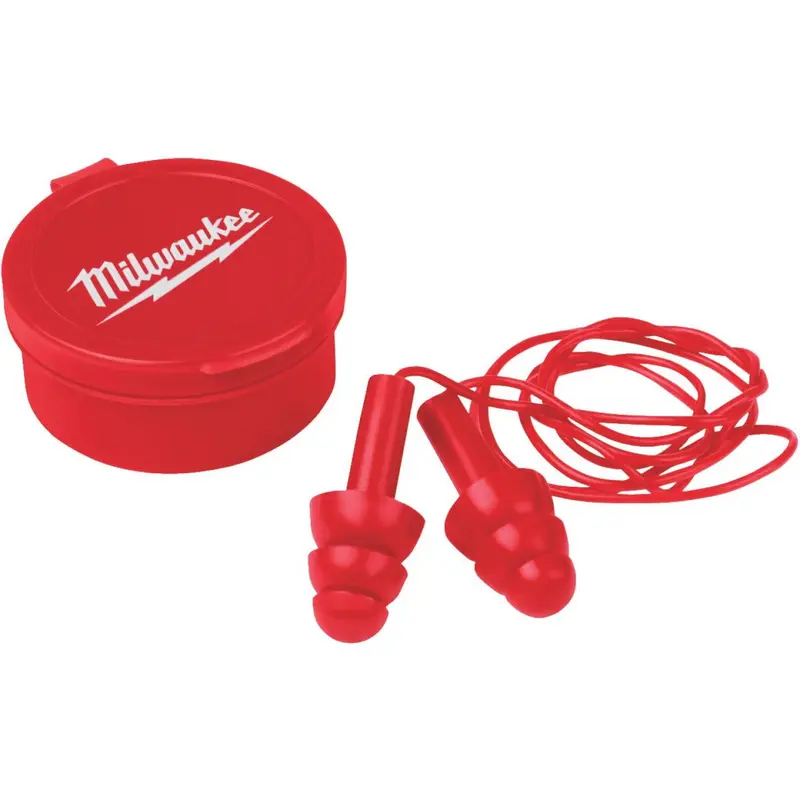 Milwaukee Silicone 26 Db Corded Ear Plugs (3-Pair) 1
