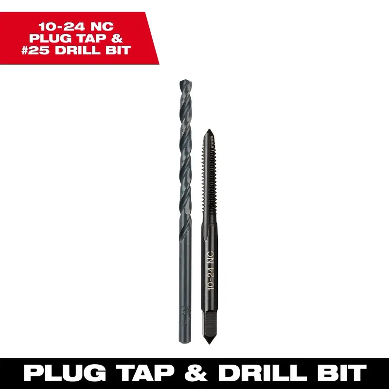 Milwaukee® Straight Flute Plug Tap & Drill Bit 1