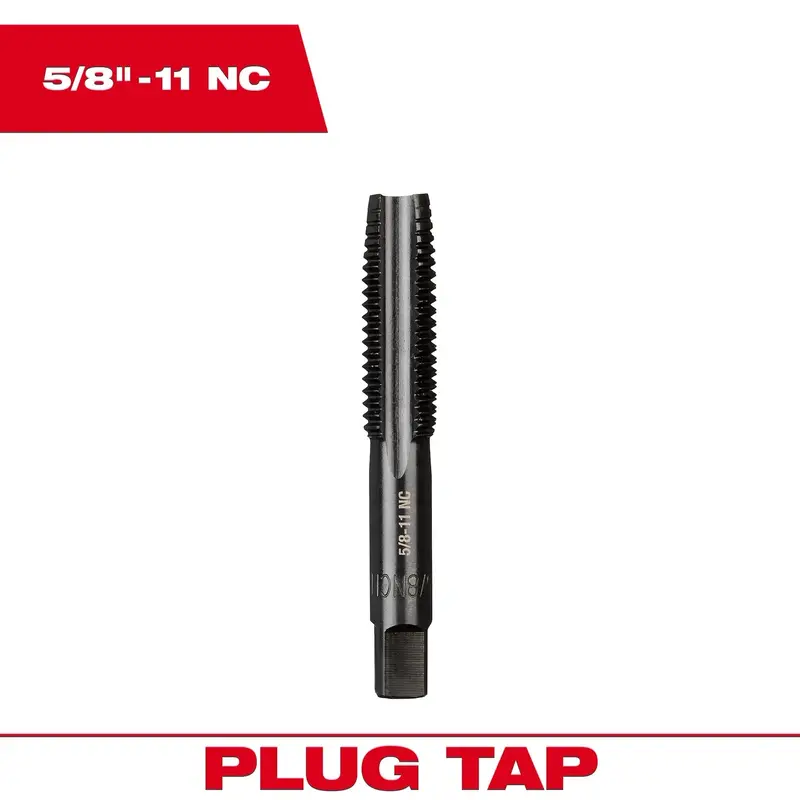Milwaukee Straight Flute Plug Taps 10