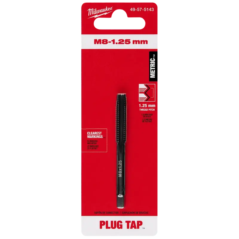 Milwaukee Straight Flute Plug Taps 11