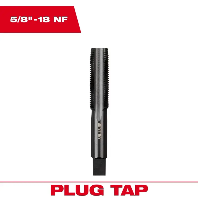 Milwaukee Straight Flute Plug Taps 9