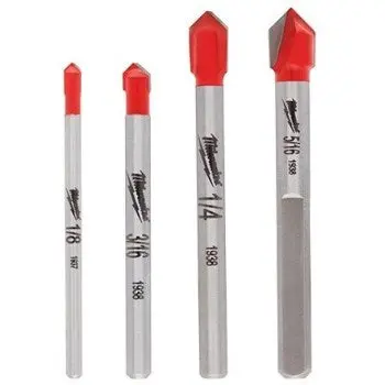 Milwaukee Tool 48-20-8988 4Pc Glass Bit Set 1