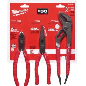 Milwaukee Tool 48-22-6331 3 Piece Pliers Set 1