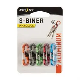 Mini S-Biner Microlock, 5-Pk. 1