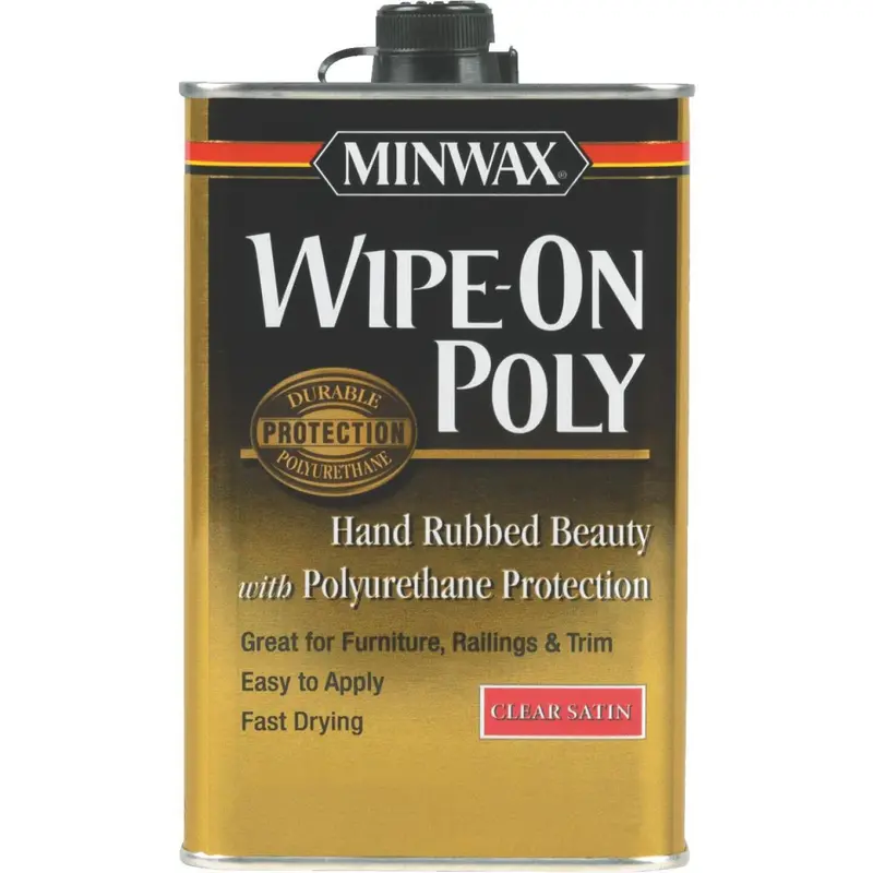 Minwax Satin Wipe-On Interior Polyurethane, 1 Pt. 1