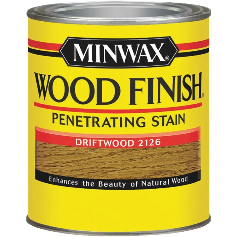 Minwax Wood Finish Penetrating Stain, Driftwood, 1/2 Pt. 1