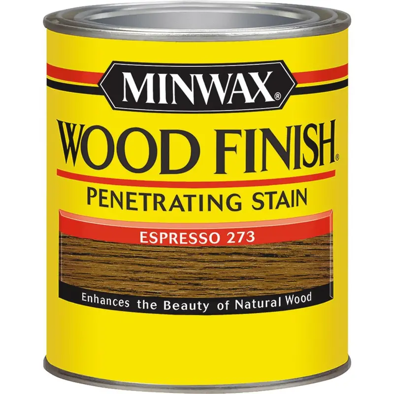 Minwax Wood Finish Penetrating Stain, Espresso, 1/2 Pt. 1