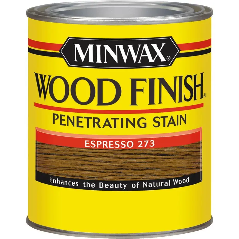 Minwax Wood Finish Penetrating Stain, Espresso, 1 Qt. 1