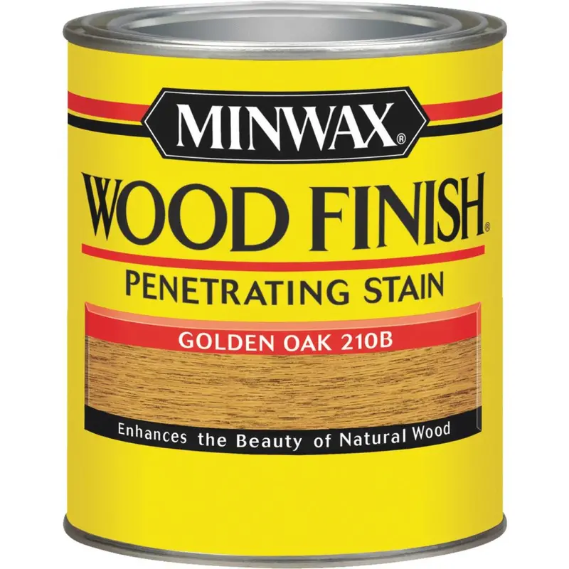 Minwax Wood Finish Penetrating Stain, Golden Oak, 1 Qt. 1