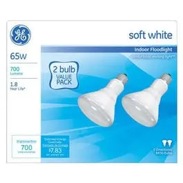 Miser Indoor Reflector Flood Light Bulbs, 2-Pk., 65-Watts 1